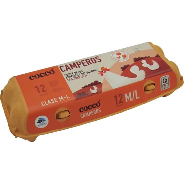 Huevos Camperos Maíz M/L - 12 ud - Imagen del producto en Findit