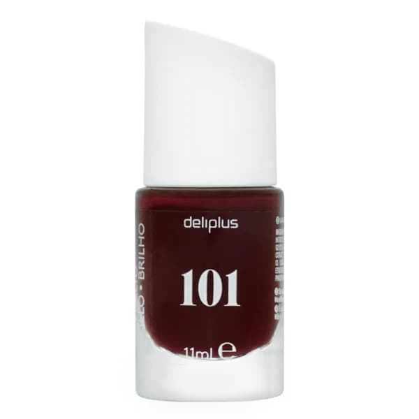 Laca de uñas alto brillo Deliplus 101 burdeos - 1 ud - Imagen del producto en Findit