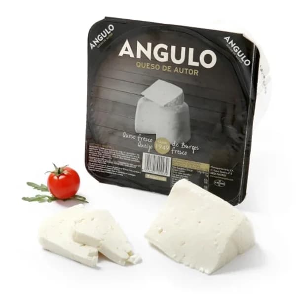 Queso fresco de vaca semigraso de Burgos Angulo 220 g aprox - 0.22 kg - Imagen del producto en Findit
