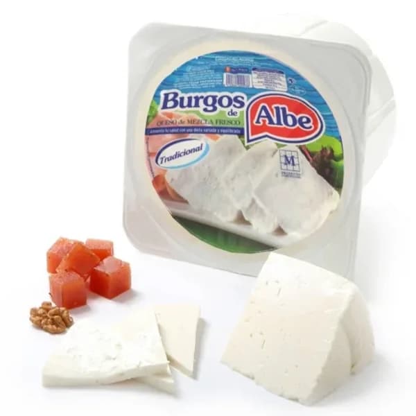 Queso fresco Burgos Albe al corte 250 g aprox - 0.25 kg - Imagen del producto en Findit