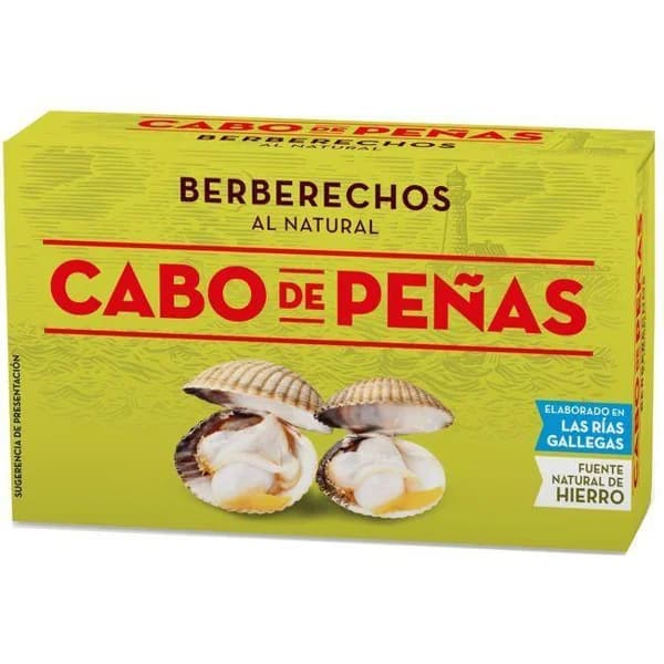 Berberechos Rías Gallegas CABO DE PEÑAS, lata 63 g - 1 ud - Imagen del producto en Findit