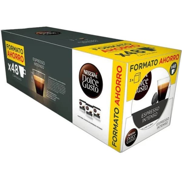 Café espresso intenso NESCAFÉ Dolce Gusto, caja 48 monodosis - 48 ud - Imagen del producto en Findit