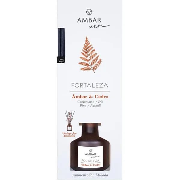 Ambientador mikado ámbar y cedro AMBAR ZEN, pack 40 ml - 0.04 l - Imagen del producto en Findit