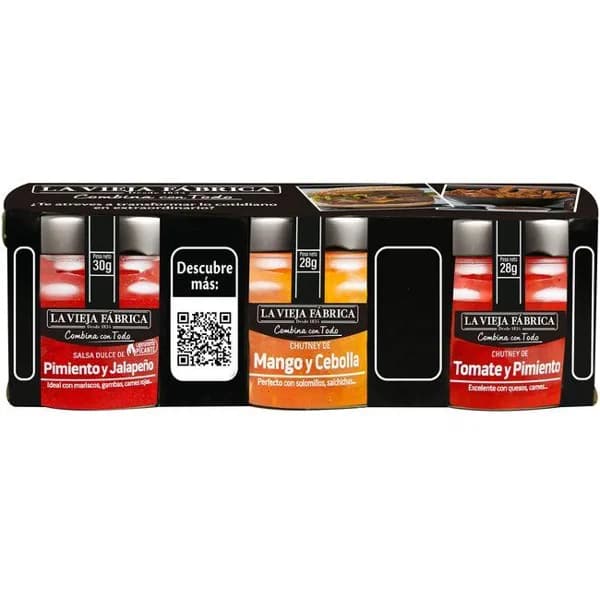 Surtido 3 salsas combina con todo LA VIEJA FABRICA, pack 86 g - 1 ud - Imagen del producto en Findit