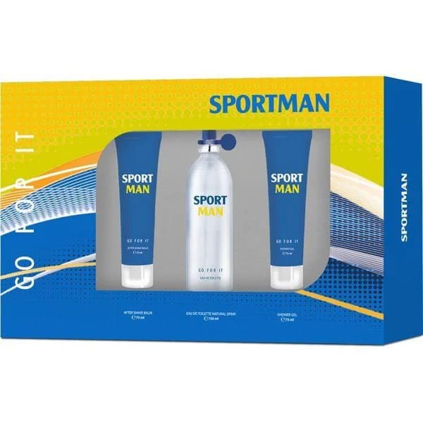 Set Classic colonia+after shave+gel para hombre SPORTMAN, 1 ud - 1 ud - Imagen del producto en Findit