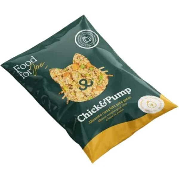 Comida congelada para gato menú pollo FOOD FOR JOE, bolsa 200 g - 1 ud - Imagen del producto en Findit