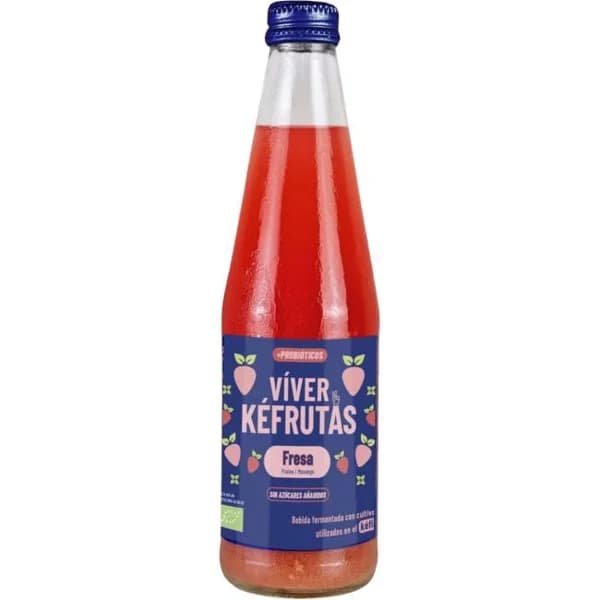 Kéfrutas fresas VÍVER, botella 330 ml - 1 ud - Imagen del producto en Findit