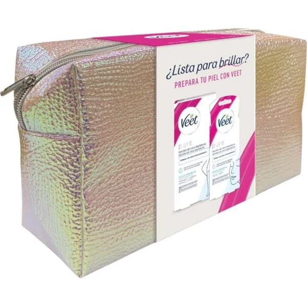 Neceser con bandas depilación corporal + facial VEET PURE, 1 ud - 1 ud - Imagen del producto en Findit