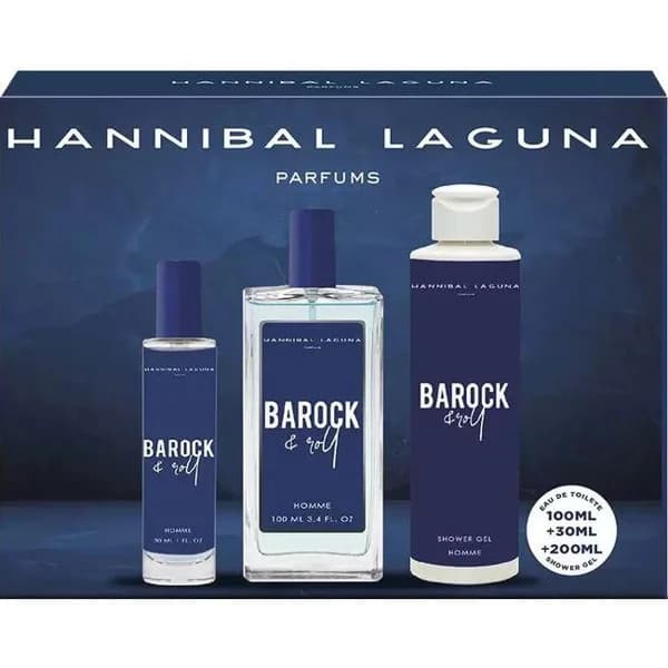 Set Barock&Roll Colonia + Miniatura + Gel HANNIBAL LAGUNA, 1 ud - 1 ud - Imagen del producto en Findit