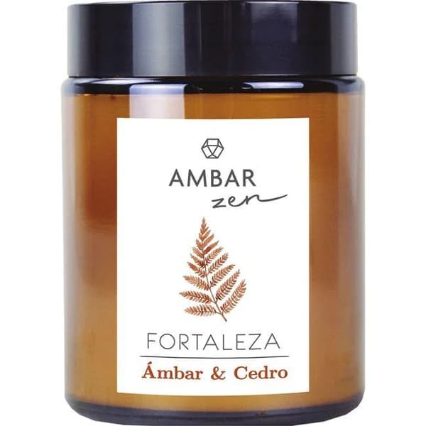 Ambientador vela ámbar y cedro AMBAR ZEN, pack 125 g - 1 ud - Imagen del producto en Findit