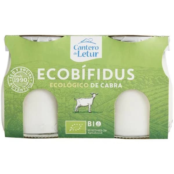 Ecobifidus de cabra CANTERO de LETUR, pack 2x125 g - 1 ud - Imagen del producto en Findit