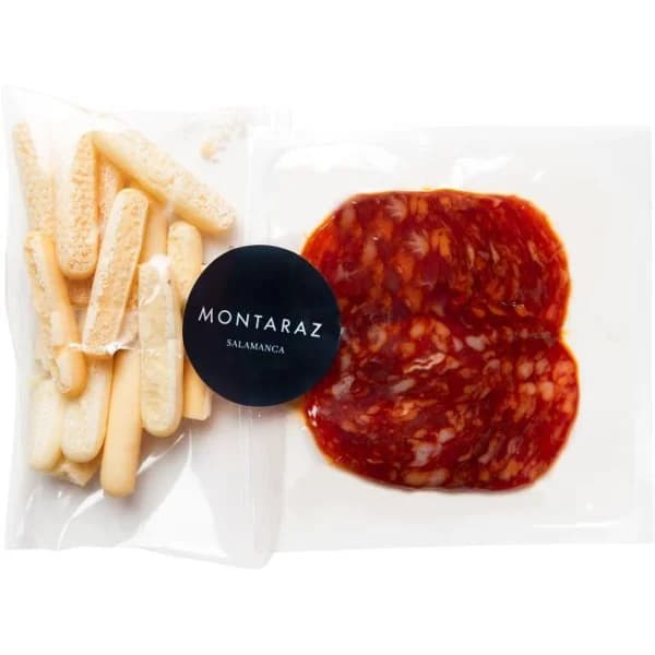 Pack pikoteo chorizo ibérico de cebo+picos MONTARAZ, 30 g - 1 ud - Imagen del producto en Findit
