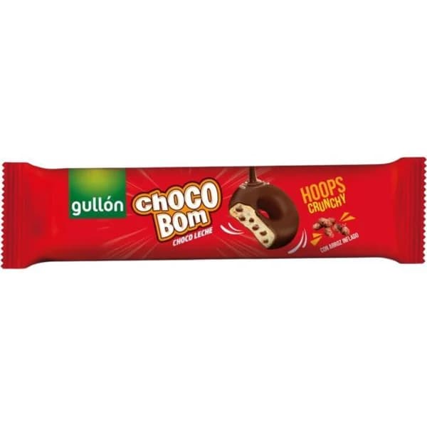 Galleta Hocobom Hoops choco leche GULLÓN, paquete 128 g - 1 ud - Imagen del producto en Findit