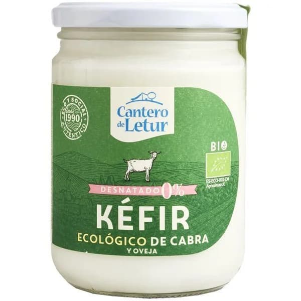 Kefir ecol. de cabra 0% CANTERO de LETUR, frasco 420 g - 1 ud - Imagen del producto en Findit