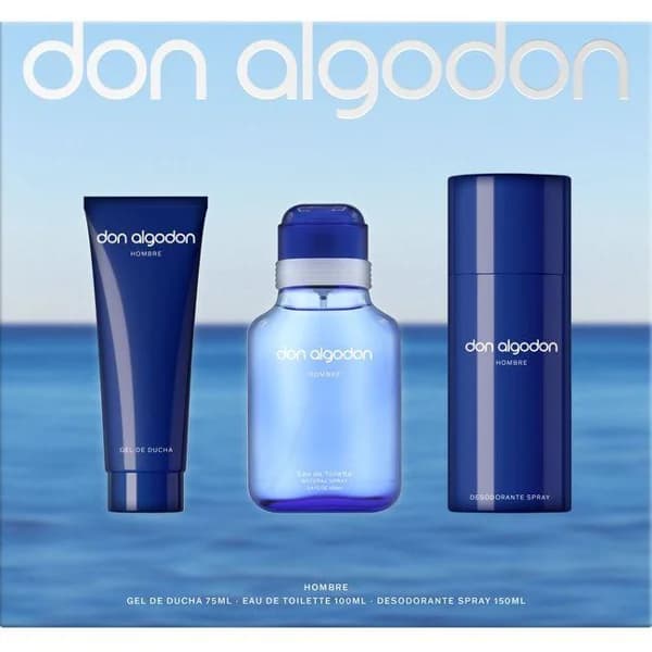 Colonia para hombre + Desodorante + Gel DON ALGODON, set 1 ud - 1 ud - Imagen del producto en Findit