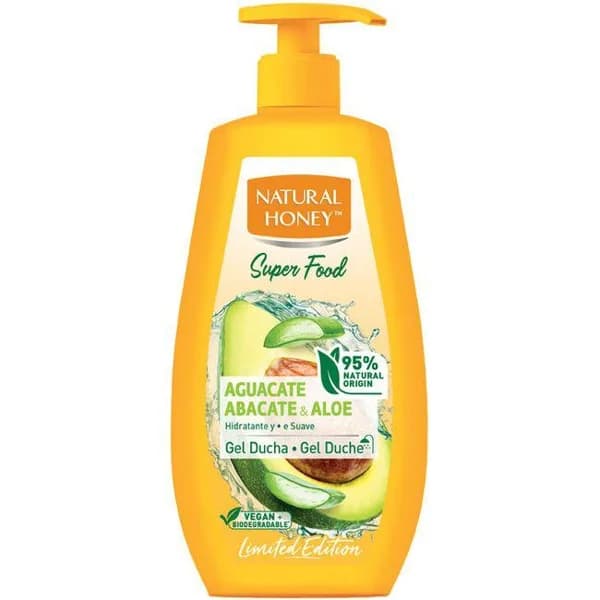 Gel de ducha aguacate NATURAL HONEY, dosificador 650 ml - 0.65 l - Imagen del producto en Findit