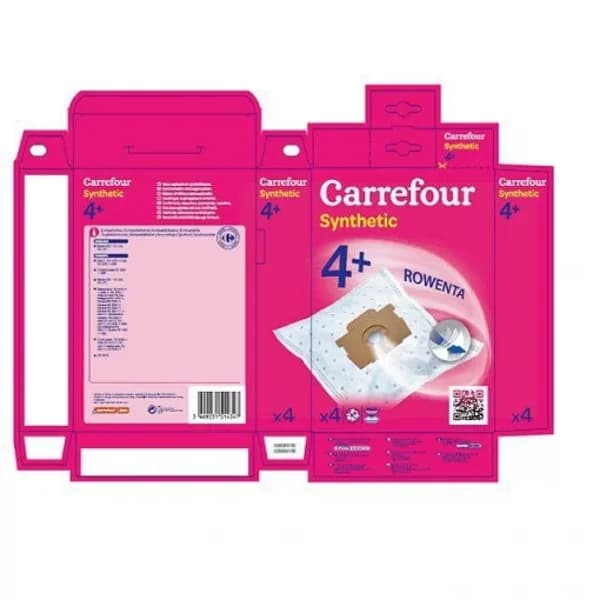 Bolsa de Aspirador 4+ Carrefour Home - 3.99 ud - Imagen del producto en Findit