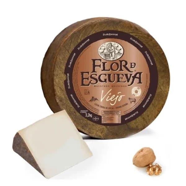 Queso de oveja viejo Flor de Esgueva 3,2 kg aprox - 3.2 kg - Imagen del producto en Findit