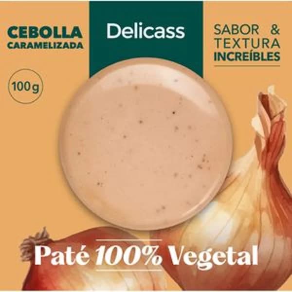 Paté vegetal cebolla caramelizada 100 g - 0.1 kg - Imagen del producto en Findit