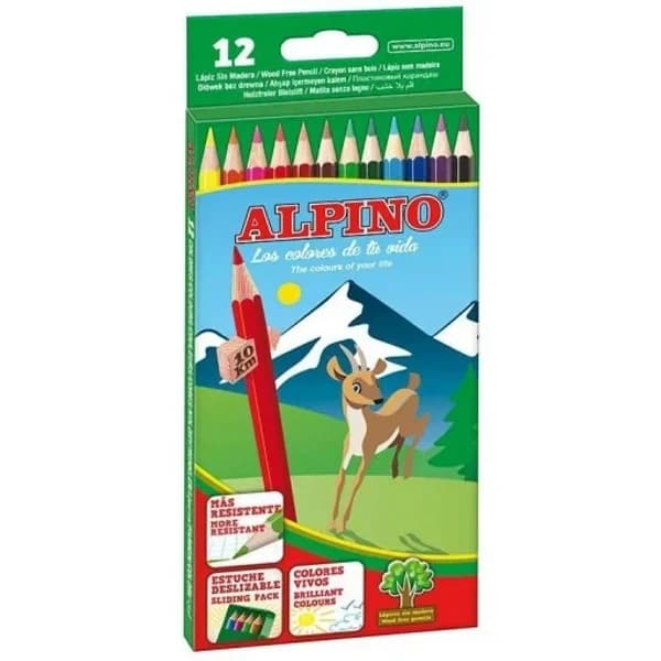 Lápices de Colores Alpino Surtidos 12 uds - 12.11 ud - Imagen del producto en Findit