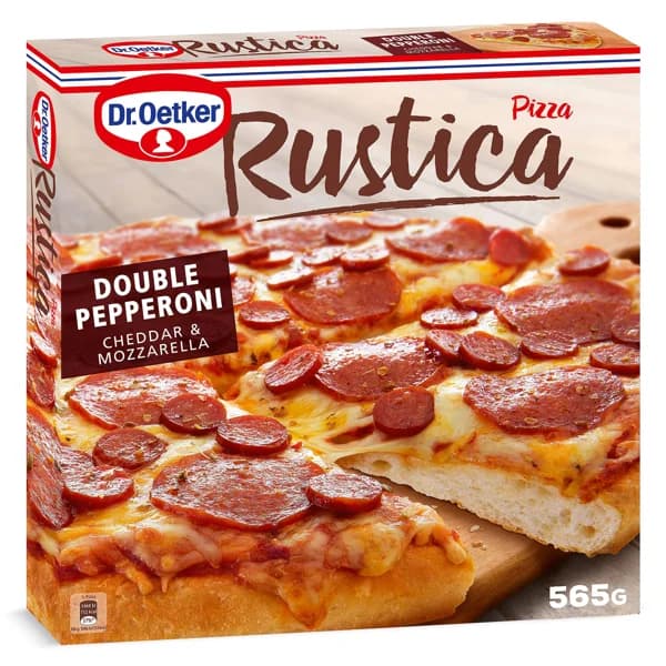 Pizza rustica doble pepperoni Dr. Oetker Ristorante caja 565 g - 1 ud - Imagen del producto en Findit