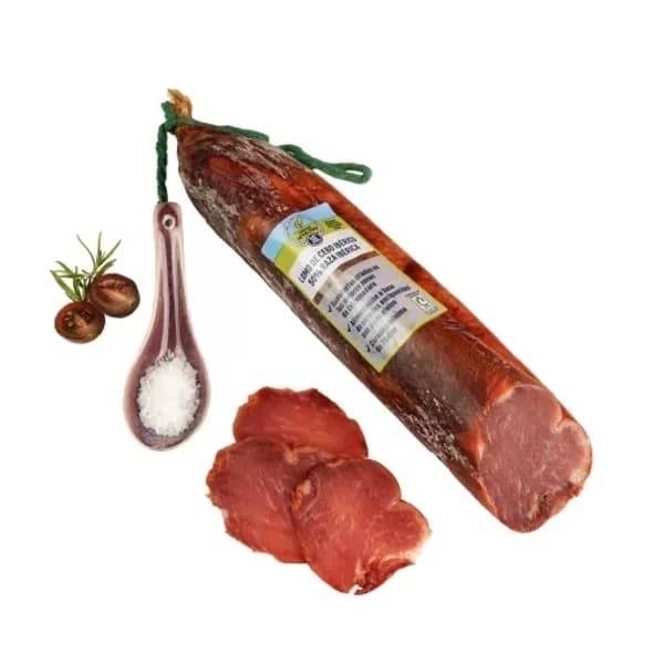 Lomo de Cebo Ibérico 50% Raza Ibérica Círculo de Calidad sin gluten pieza de 500 g aprox - 0.5 kg - Imagen del producto en Findit