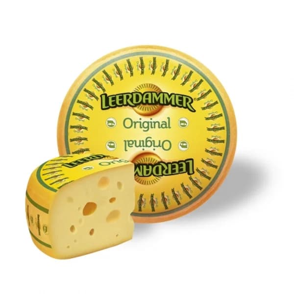 Queso de Vaca Tierno Maasdam Leerdammer pieza de 750 g aprox - 0.75 kg - Imagen del producto en Findit