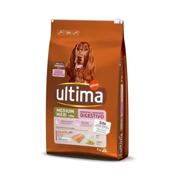 Pienso de salmón para perro Medium Ultima 7 Kg. - 7 kg - Imagen del producto en Findit