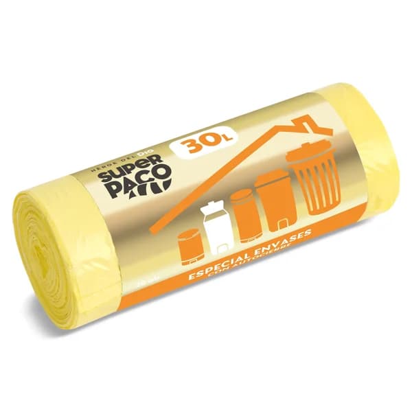 Bolsa de basura especial envases 30 lt Super Paco de Dia 20 unidades - 19.86 ud - Imagen del producto en Findit