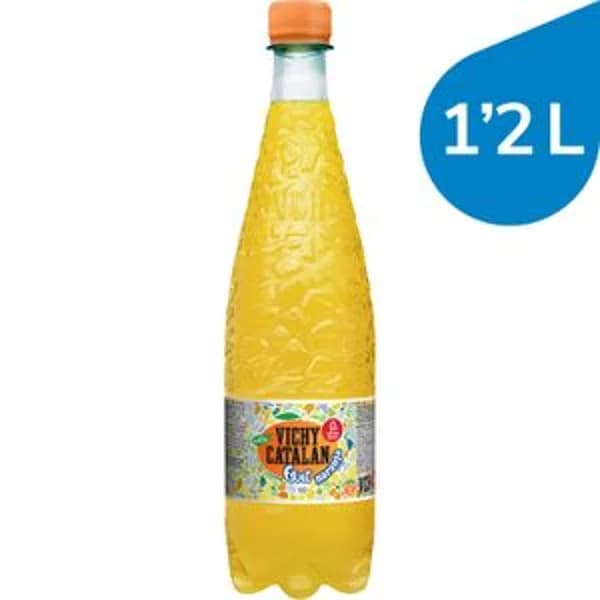 Refresco Agua con Gas Naranja Botella - 1.2 l - Imagen del producto en Findit
