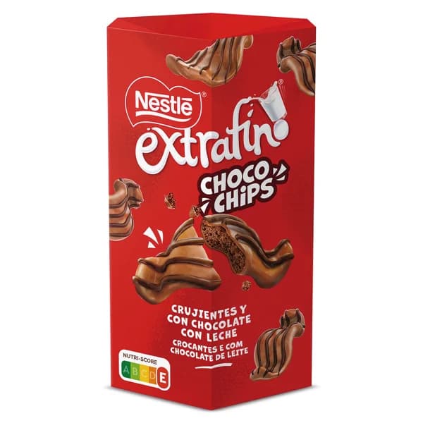 Cereales crujientes con chocolate con leche choco chips Nestlé caja 115 g - 0.12 kg - Imagen del producto en Findit