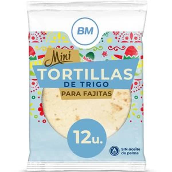 Tortillas de trigo mini 12 unidades - 0.3 kg - Imagen del producto en Findit