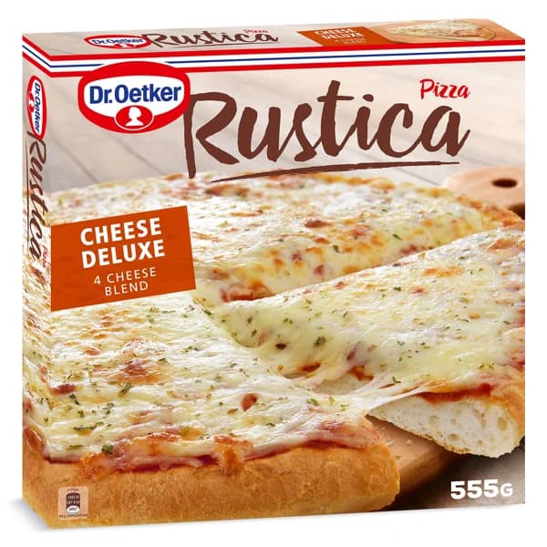 Pizza rustica cuatro quesos Dr. Oetker caja 555 g - 1 ud - Imagen del producto en Findit