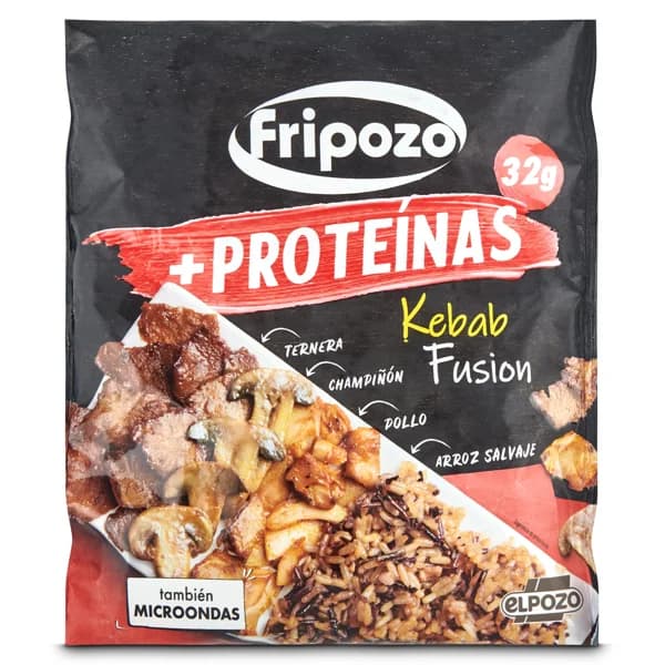 Kebab fusión + proteínas Fripozo bolsa 320 g - 0.32 kg - Imagen del producto en Findit