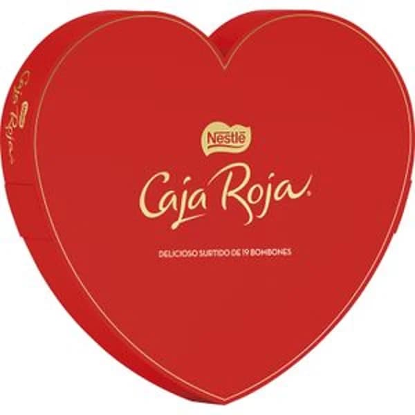 Corazón Caja Roja Estuche Bombones - 0.15 kg - Imagen del producto en Findit