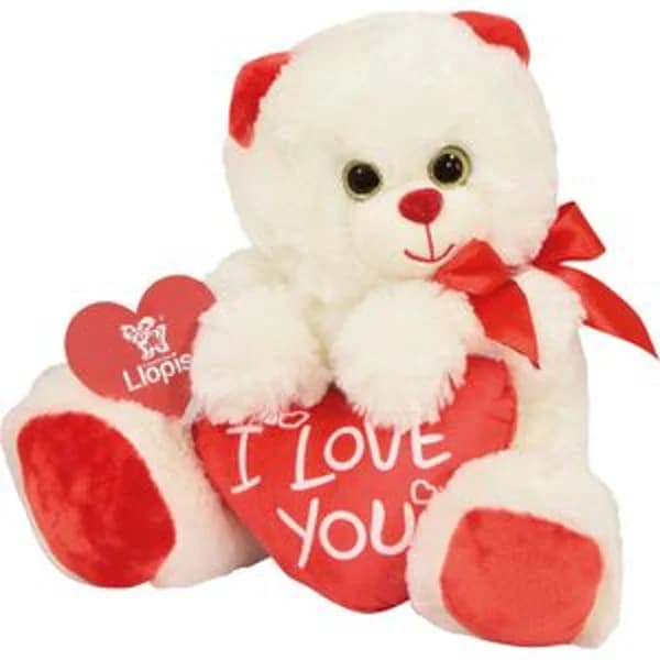 Peluche Oso Lat Corazón - 1 ud - Imagen del producto en Findit