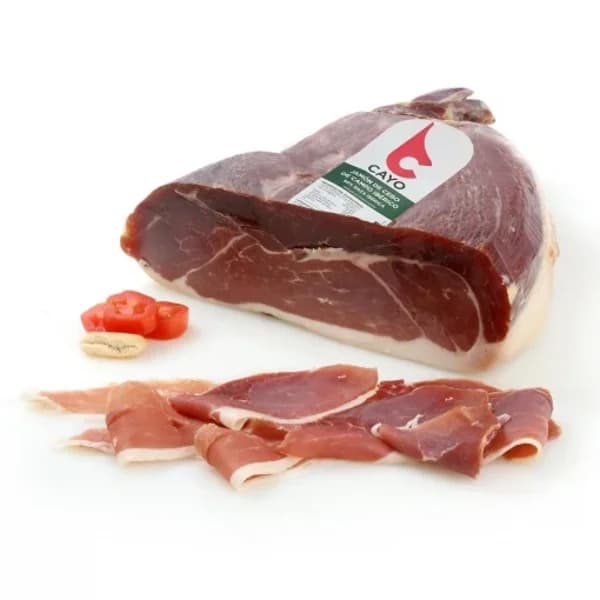 Centro de Jamón de Cebo de Campo Ibérico 50% Raza Ibérica Cayo 300 g aprox - 0.25 kg - Imagen del producto en Findit