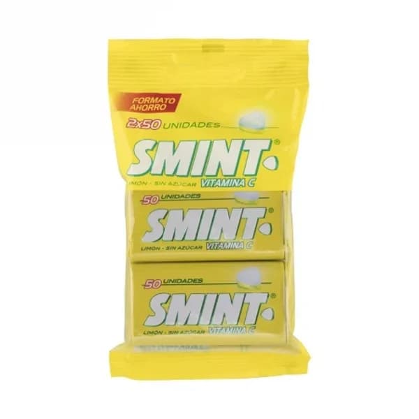 Caramelos sabor limón Smint pack de 2 paquetes de 50 ud. - 0.07 kg - Imagen del producto en Findit