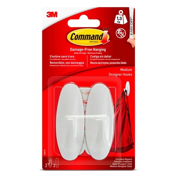 Colgador mediano Command blister 2 unidades - 1 ud - Imagen del producto en Findit