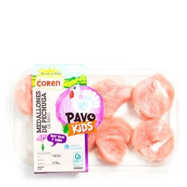 Medallón de pechuga de pavo bandeja (250 g aprox) - 1 kg - Imagen del producto en Findit