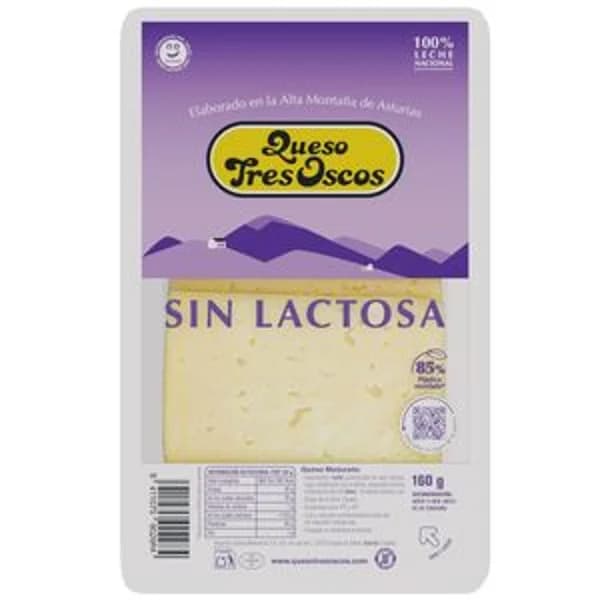 Queso sin lactosa en lonchas 160 g - 0.2 kg - Imagen del producto en Findit