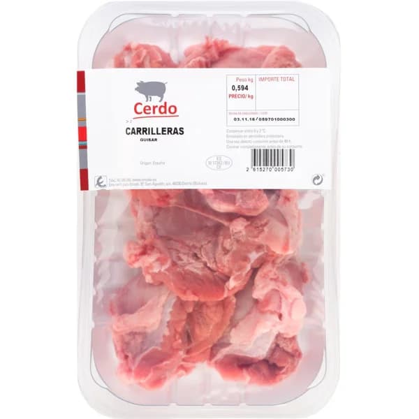 Rabo de cerdo EROSKI, bandeja aprox. 500 g - 1 ud - Imagen del producto en Findit