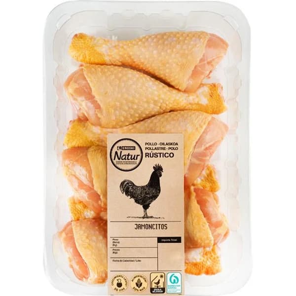 Jamoncitos de pollo EROSKI Natur, bandeja aprox. 900 g - 1 ud - Imagen del producto en Findit