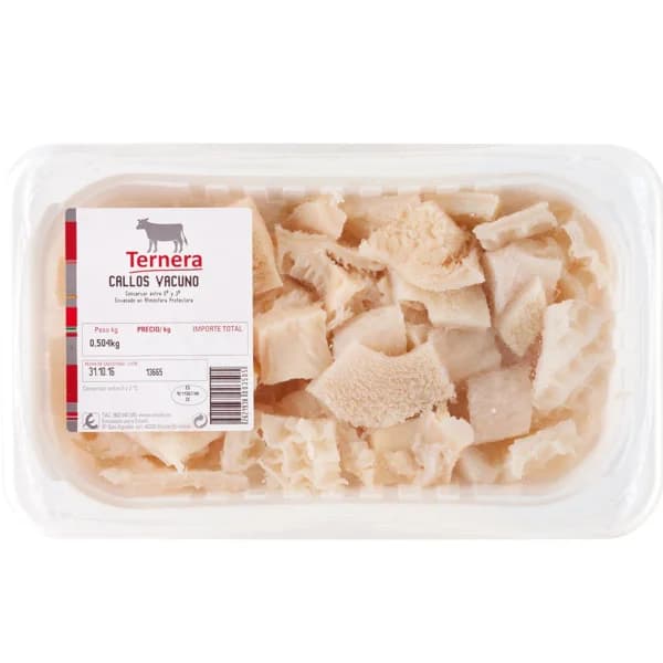 Callos de ternera troceados, bandeja aprox. 980 g - 1 ud - Imagen del producto en Findit