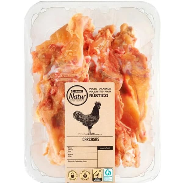 Carcasa de pollo Reyno Gourmet EROSKI Natur, bandeja aprox. 950 g - 1 ud - Imagen del producto en Findit