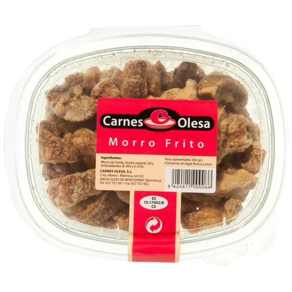 Morrito frito de cerdo OLESA, bandeja 200 g - 1 ud - Imagen del producto en Findit