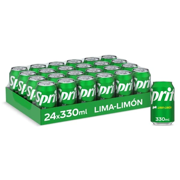 Refresco de lima-limón Sprite pack 24 x 33 cl - 7.92 l - Imagen del producto en Findit