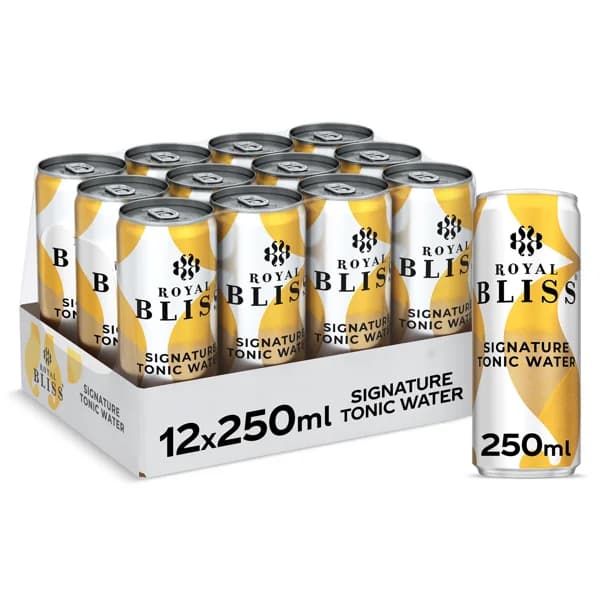 Tónica premium yuzu signature tonic water Royal Bliss pack 12 x 25 cl - 3 l - Imagen del producto en Findit