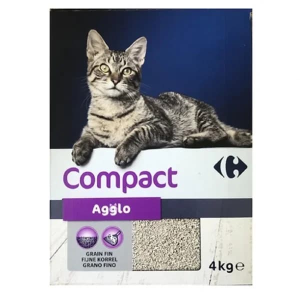 Arena Aglomerante Compacta Carrefour 4Kg - 4 kg - Imagen del producto en Findit