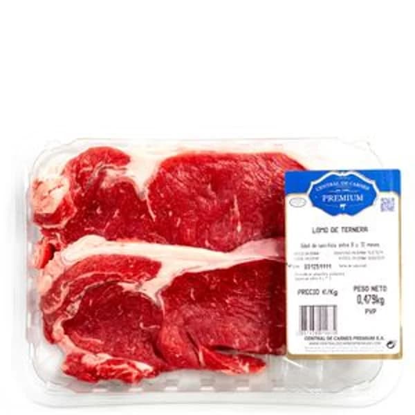 Lomo de añojo bandeja (450 g aprox) - 1 kg - Imagen del producto en Findit